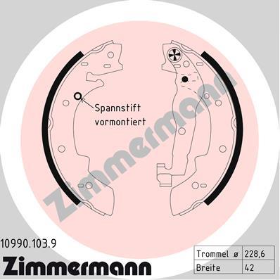 ZIMMERMANN 10990.103.9 EAN: 4250238721604.