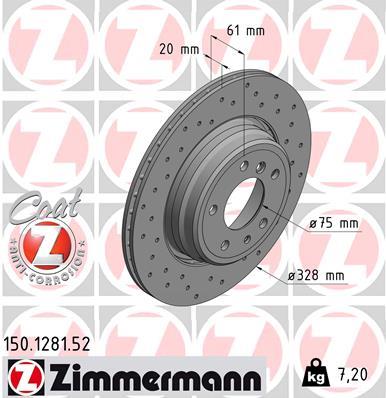 ZIMMERMANN 150.1281.52 EAN: 4250238750949.