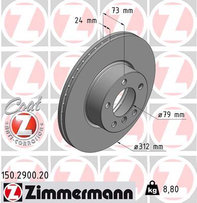 ZIMMERMANN 150.2900.20 EAN: 4250238754985.