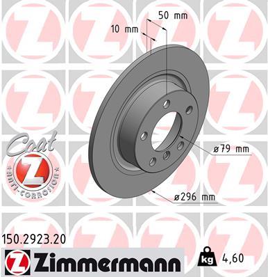 ZIMMERMANN 150.2923.20 EAN: 4250238759850.