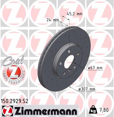 ZIMMERMANN 150.2929.52 EAN: 4250238764809.