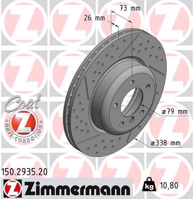 ZIMMERMANN 150.2935.20 EAN: 4250238764762.