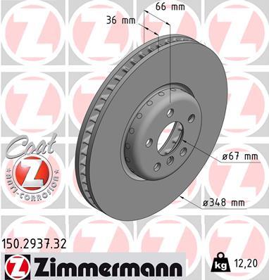 ZIMMERMANN 150.2937.32 EAN: 4250238776758.