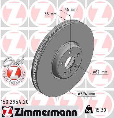 ZIMMERMANN 150.2954.20 EAN: 4250238776130.