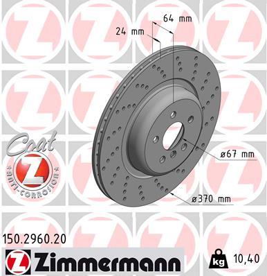 ZIMMERMANN 150.2960.20 EAN: 4250238776420.