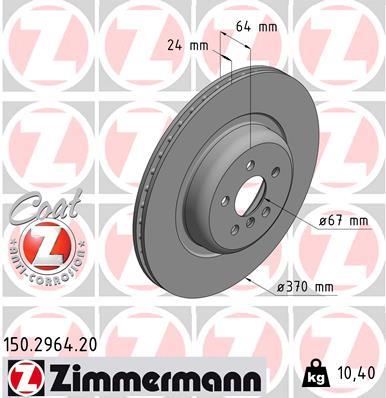 ZIMMERMANN 150.2964.20 EAN: 4250238781301.
