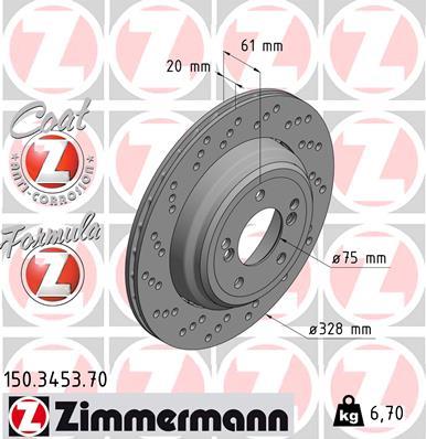 ZIMMERMANN 150.3453.70 EAN: 4250238741879.