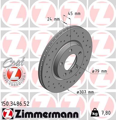 ZIMMERMANN 150.3486.52 EAN: 4250238753018.