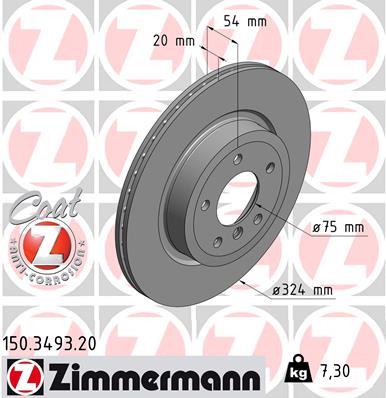 ZIMMERMANN 150.3493.20 EAN: 4250238753179.