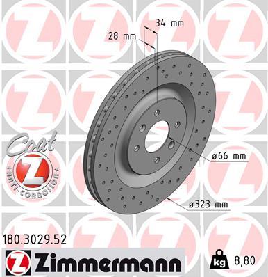 ZIMMERMANN 180.3029.52 EAN: 4250238765431.