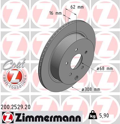ZIMMERMANN 200.2529.20 EAN: 4250238758303.