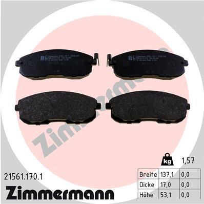 ZIMMERMANN 21561.170.1 Číslo výrobce: 21561. EAN: 4250238735243.