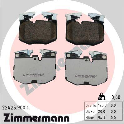 ZIMMERMANN 22425.900.1 Číslo výrobce: 22425. EAN: 4250238788904.
