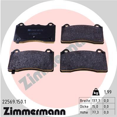 ZIMMERMANN 22569.150.1 Číslo výrobce: 22569. EAN: 4250238783046.