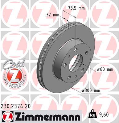 ZIMMERMANN 230.2374.20 EAN: 4250238762874.