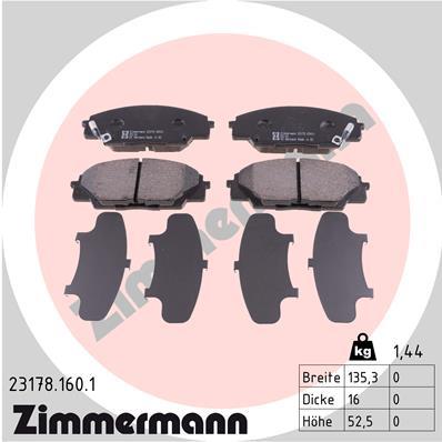 ZIMMERMANN 23178.160.1 Číslo výrobce: 23178. EAN: 4250238737377.