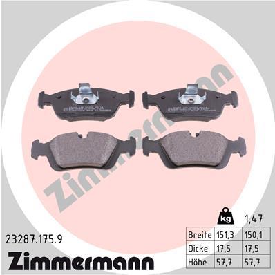 ZIMMERMANN 23287.175.9 Číslo výrobce: 21643. EAN: 4250238745495.