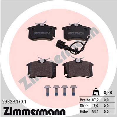 ZIMMERMANN 23829.170.1 Číslo výrobce: 23554. EAN: 4250238739708.