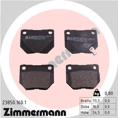 ZIMMERMANN 23850.160.1 Číslo výrobce: 23850. EAN: 4250238739739.