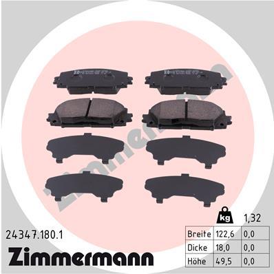 ZIMMERMANN 24347.180.1 Číslo výrobce: 24347. EAN: 4250238757757.
