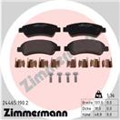 ZIMMERMANN 24465.190.2 - Sada brzdových destiček, vždy 4 kusy v sadě