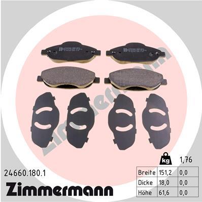 ZIMMERMANN 24660.180.1 Číslo výrobce: 24660. EAN: 4250238750383.