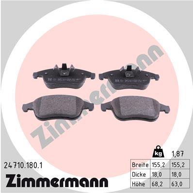 ZIMMERMANN 24710.180.1 Číslo výrobce: 24710. EAN: 4250238759089.