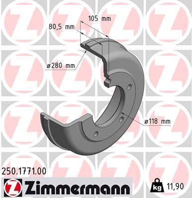 ZIMMERMANN 250.1771.00 EAN: 4250238716235.