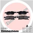 ZIMMERMANN 25192.190.1 - Sada brzdových destiček, vždy 4 kusy v sadě