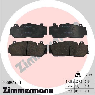 ZIMMERMANN 25380.190.1 Číslo výrobce: 25380. EAN: 4250238788201.