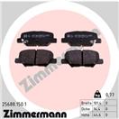 ZIMMERMANN 25688.150.1 - Sada brzdových destiček, vždy 4 kusy v sadě