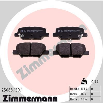 ZIMMERMANN 25688.150.1 Číslo výrobce: 25688. EAN: 4250238763307.