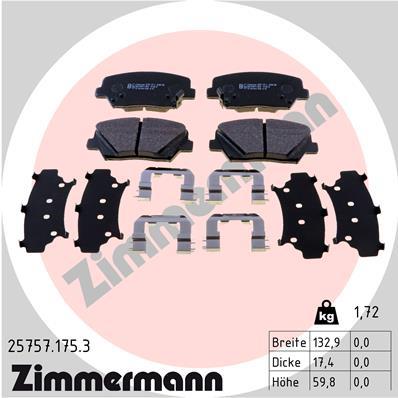 ZIMMERMANN 25757.175.3 Číslo výrobce: 25757. EAN: 4250238783237.