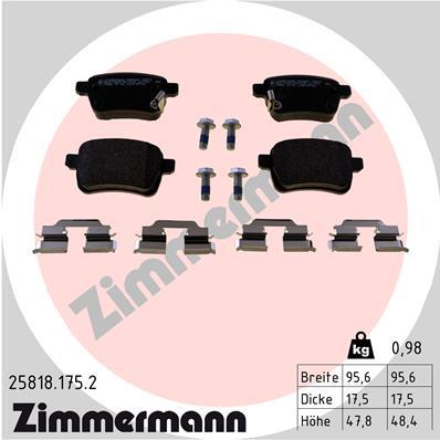 ZIMMERMANN 25818.175.2 Číslo výrobce: 25818. EAN: 4250238785019.