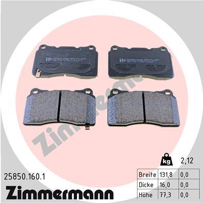 ZIMMERMANN 25850.160.1 Číslo výrobce: 25850. EAN: 4250238785927.