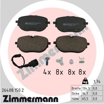 ZIMMERMANN 26408.150.2 Číslo výrobce: 26408. EAN: 4250238788218.