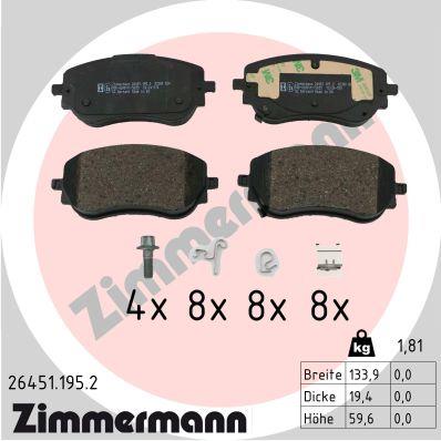 ZIMMERMANN 26451.195.2 Číslo výrobce: 26451. EAN: 4250238789895.