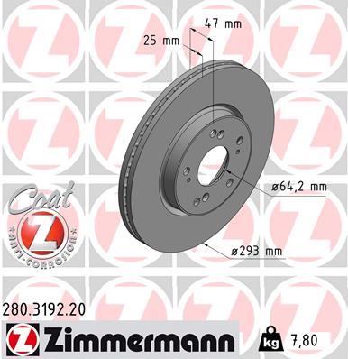 ZIMMERMANN 280.3192.20 EAN: 4250238779629.
