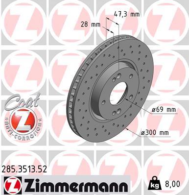 ZIMMERMANN 285.3513.52 EAN: 4250238758877.