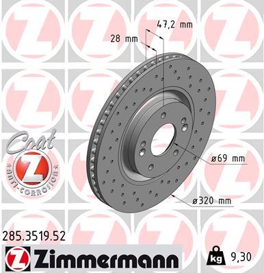 ZIMMERMANN 285.3519.52 EAN: 4250238758907.