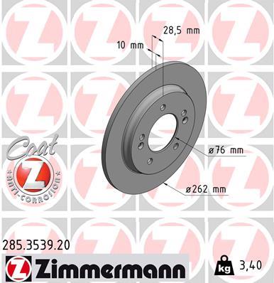ZIMMERMANN 285.3539.20 EAN: 4250238783329.
