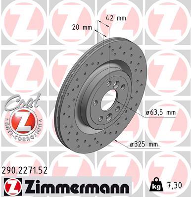 ZIMMERMANN 290.2271.52 EAN: 4250238769255.