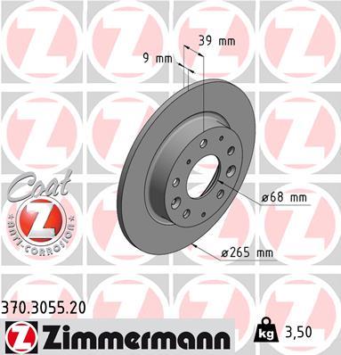 ZIMMERMANN 370.3055.20 EAN: 4250238761051.