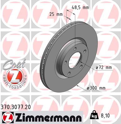 ZIMMERMANN 370.3077.20 EAN: 4250238757184.