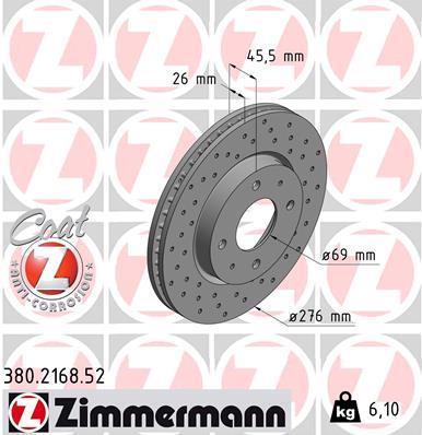ZIMMERMANN 380.2168.52 EAN: 4250238749059.