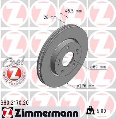 ZIMMERMANN 380.2170.20 EAN: 4250238756484.