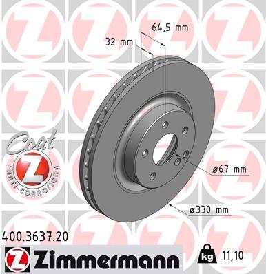 ZIMMERMANN 400.3637.20 EAN: 4250238748953.