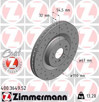 ZIMMERMANN 400.3649.52 EAN: 4250238753070.