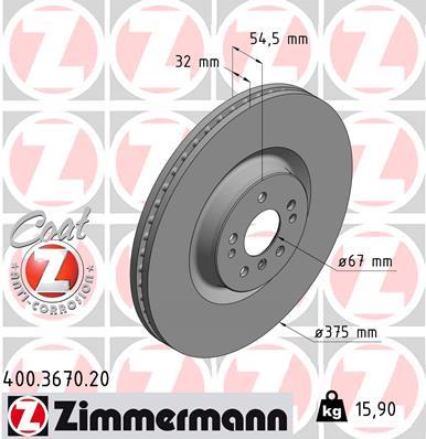 ZIMMERMANN 400.3670.20 EAN: 4250238746911.