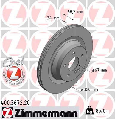 ZIMMERMANN 400.3672.20 EAN: 4250238746935.